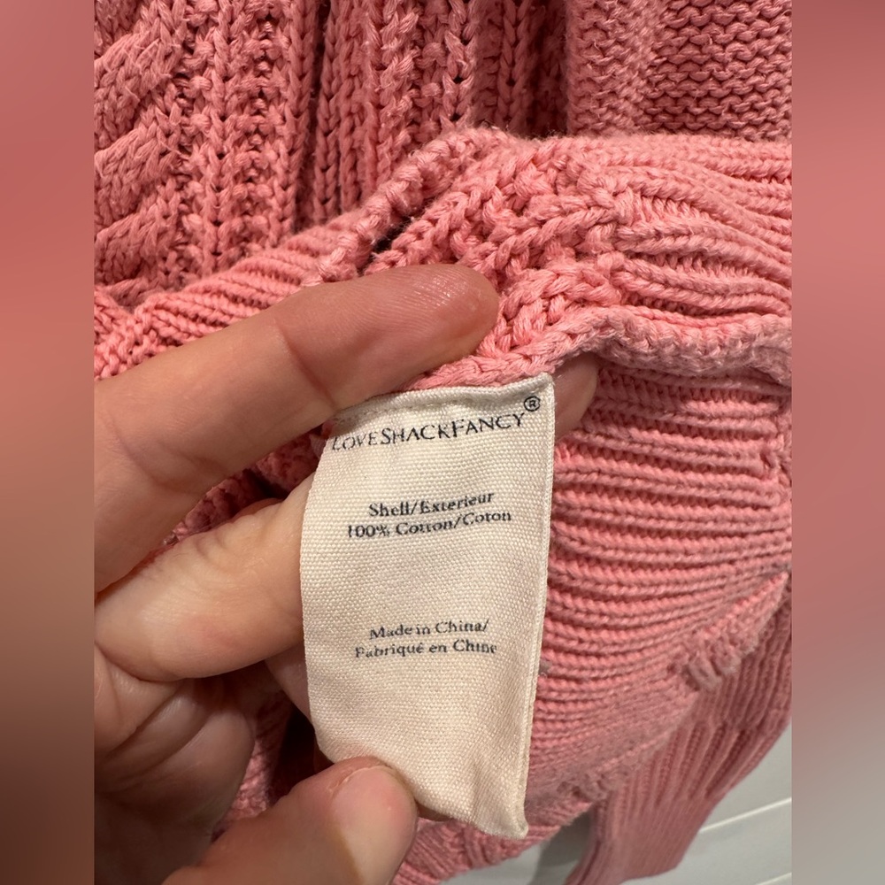 Loveshackfancy pink Anselma cardigan - Picture 5 of 7